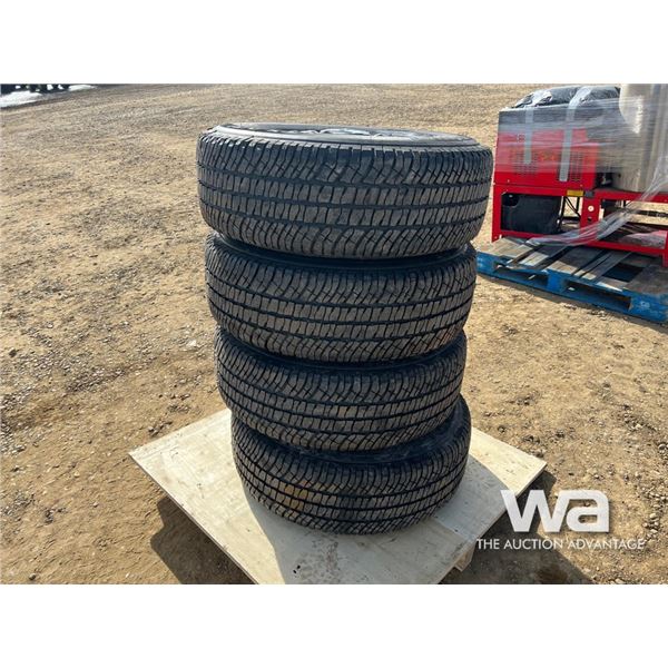 (4) Michelin LTX A/T LT275/70R18 Tires & Rims