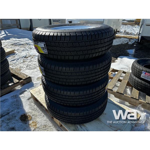(4) Grizzly ST235/80R16 Trailer Tires & Rims