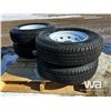 Image 2 : (4) Grizzly ST235/80R16 Trailer Tires & Rims