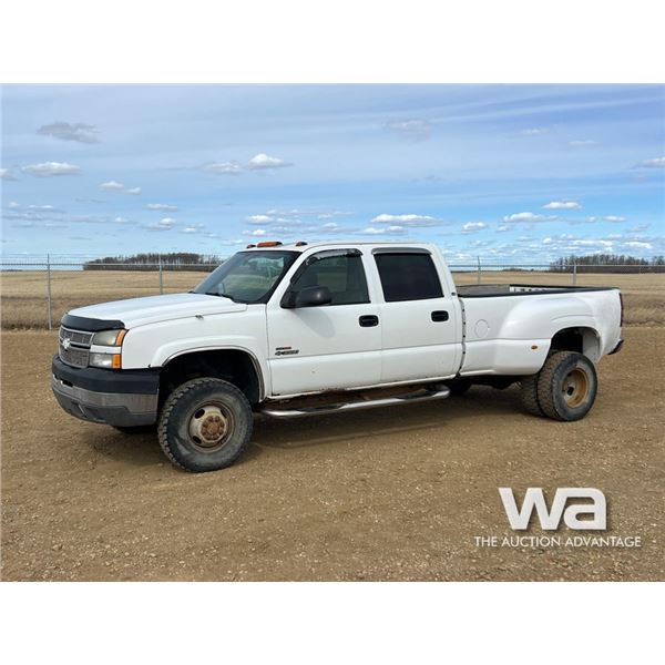 2005 CHEVROLET 3500HD CREW CAB DUALLY PICKUP