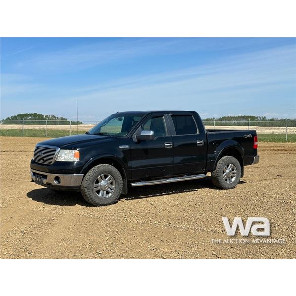 2008 FORD F150 LARIAT CREW CAB PICKUP