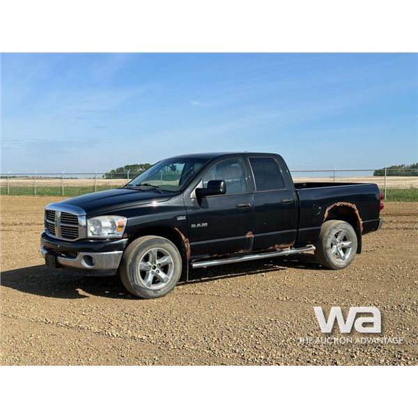 2008 DODGE RAM 1500 CREW CAB PICKUP