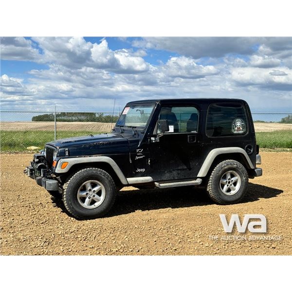 2001 JEEP TJ 4WD SUV