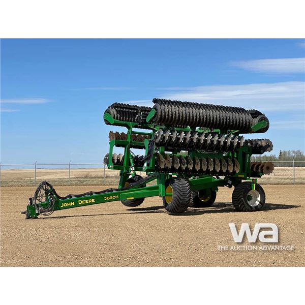 2021 JOHN DEERE 2680H 35 FT. HIGH SPEED DISC