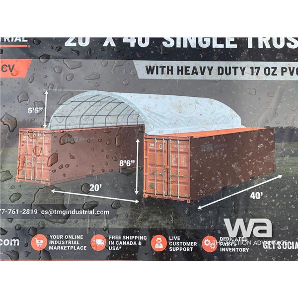 TMG 20 X 40 FT. STORAGE CONTAINER SHELTER