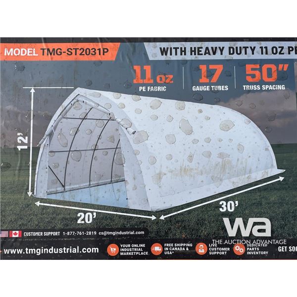 TMG 20 X 30 FT. PEAK CEILING STORAGE SHELTER