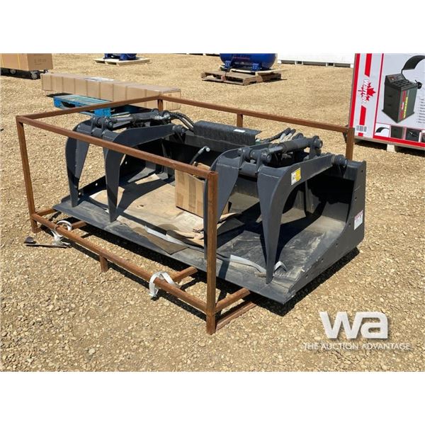 72 IN. HYD. SKID STEER DUAL GRAPPLE BUCKET