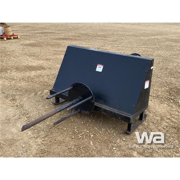 SKID STEER BALE UNROLLER