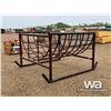 Image 4 : CUSTOM BUILT ROUND BALE FEEDER ON SKIDS