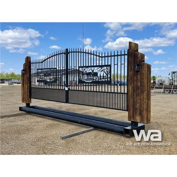 20 FT. BI-PARTING DRIVEWAY GATE