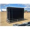 Image 4 : (24) GALVANIZED 10 X 7 FT. STEEL FENCING