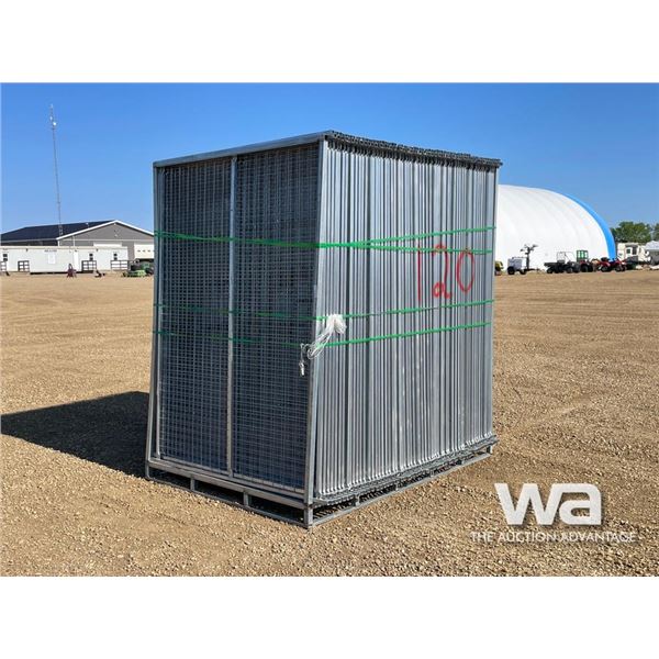 (120) 6 X 7.5 FT. CONSTRUCTION PANEL FENCING