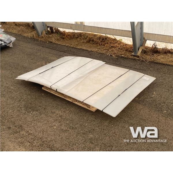 (10) 6 X 4 FT. CLEAR CAST ACRYLIC SHEETS