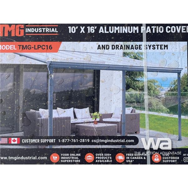 TMG 10 X 16 FT. ALUMINUM PATIO COVER