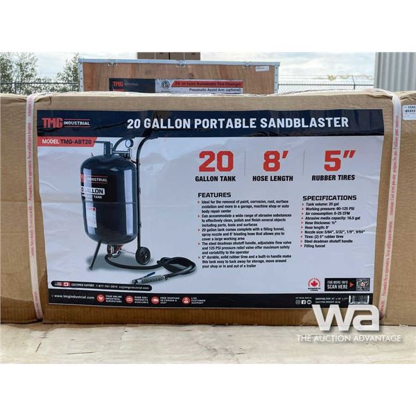 TMG 20 GALLON PORTABLE SANDBLASTER