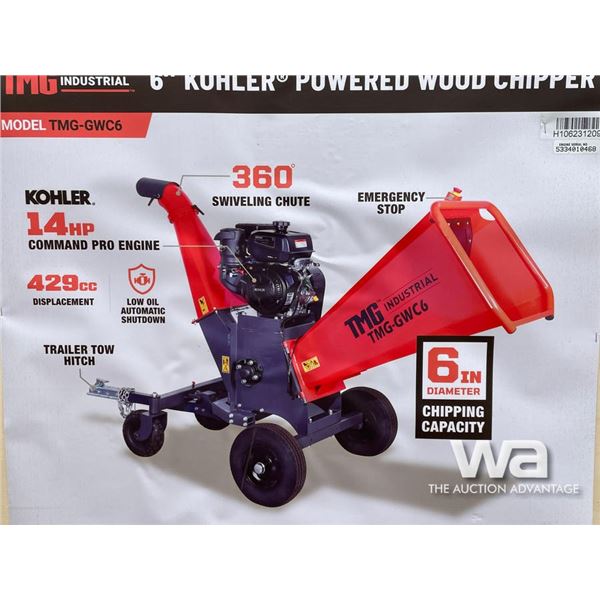 TMG 6 IN. KOHLER POWERED WOOD CHIPPER