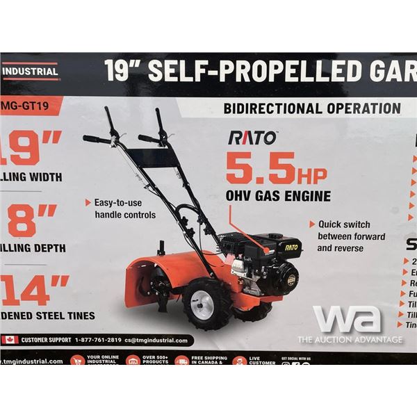 TMG 19 IN. SELF PROPELLED GARDEN TILLER