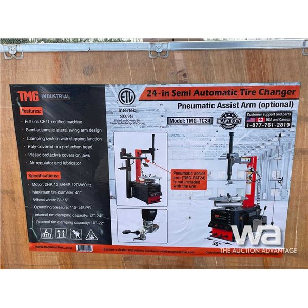 TMG 24 IN. SEMI AUTOMATIC TIRE CHANGER