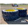 Image 4 : (4) 480/80R50 DUAL TIRES & RIMS