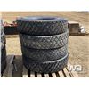 Image 10 : (8) 11R22/5 TIRES (8) 10 BOLT RIMS