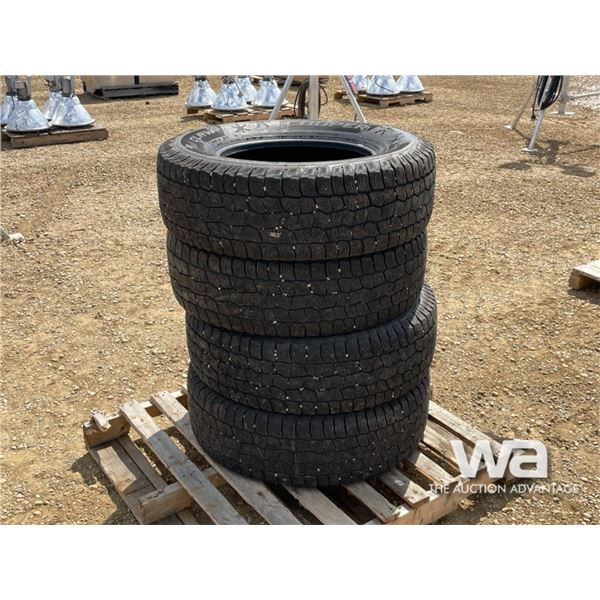 (4) COOPER SNOW CLAW LT275/70R18 TIRES