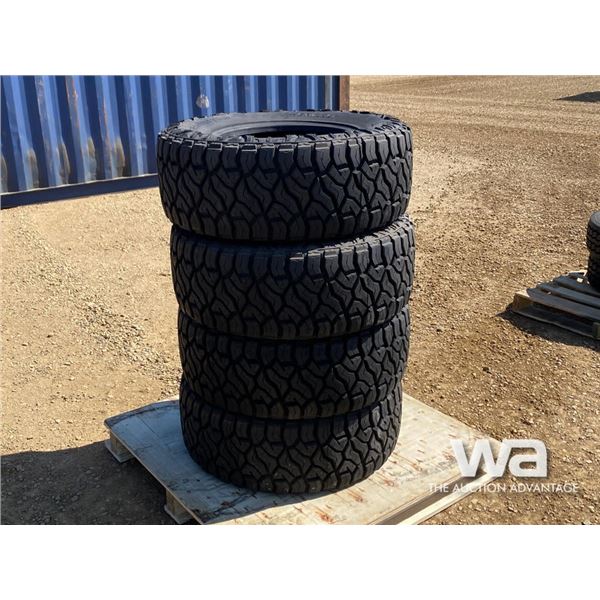 (4) 33X12.50R17LT GRIZZLY TIRES