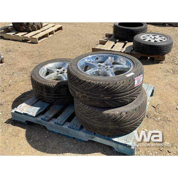 (3) FALKEN TIRES AND RIMS