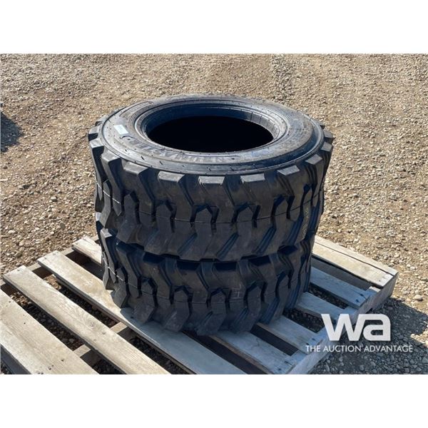 (2) NEWMASTER SS 12-16.5NHS 12PR SKIDSTEER TIRES