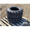 Image 1 : (2) NEWMASTER SS 12-16.5NHS 12PR SKIDSTEER TIRES
