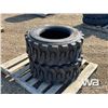 Image 4 : (2) NEWMASTER SS 12-16.5NHS 12PR SKIDSTEER TIRES