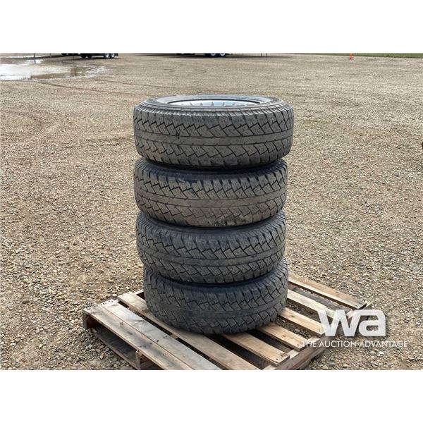 (4) BRIDGESTONE LT265/75R16 TIRES & RIMS