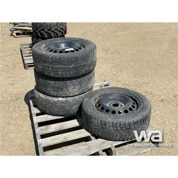 (4) 205/55R16 91T SUMITOMO TIRES AND RIMS