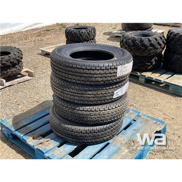 (4) ST205/75R15 ROAD RIDER ST IV TIRES