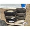 Image 4 : (6) ST225/75R15 TIRES AND RIMS
