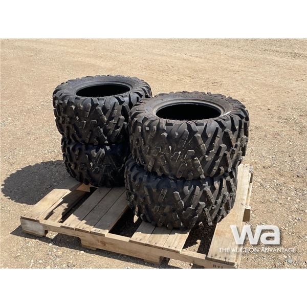 (4) 27X11.00R14 NHS MAXXIS TIRES