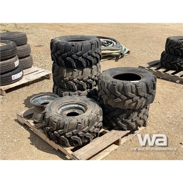 (6) 26X11R12 ITP TIRES AND (1) 4 BOLT RIM