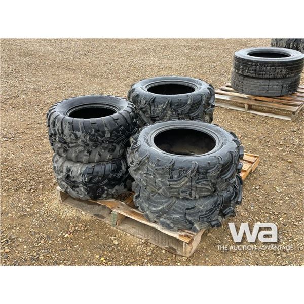 (6) ATV TIRES