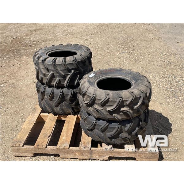 (2) AT27X10-12, (2) AT27X12-12 MAXXIS TIRES