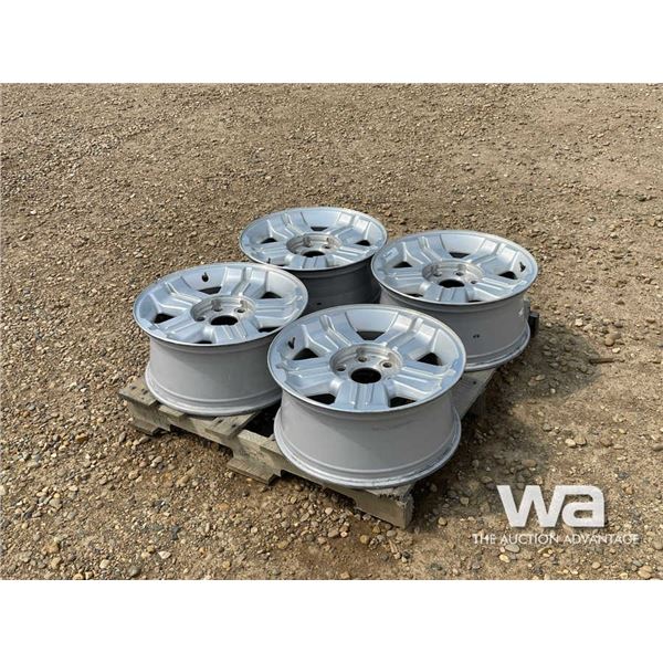 (4) 6-BOLT ALUMINUM RIMS