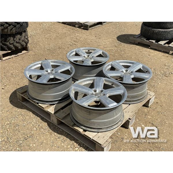 (4) 5 BOLT RIMS