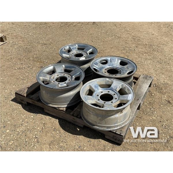 (4) 8 BOLT RIMS