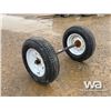 Image 4 : (2) ST205/75D15  TIRES & RIMS