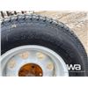 Image 6 : (2) ST205/75D15  TIRES & RIMS