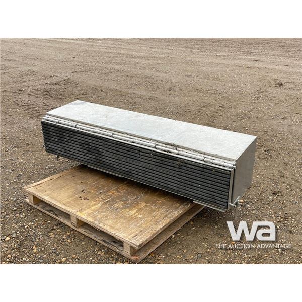 ALUMINUM TRAILER BUMPER STORAGE BOX