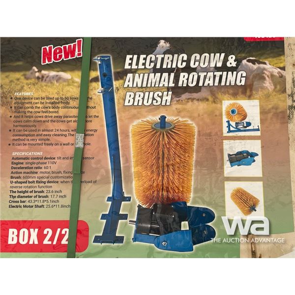 ELECTRIC ROTATING COW & ANIMAL BRUSH