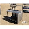 Image 1 : COMMERCIAL STAINLESS STEEL KITCHEN COUNTER