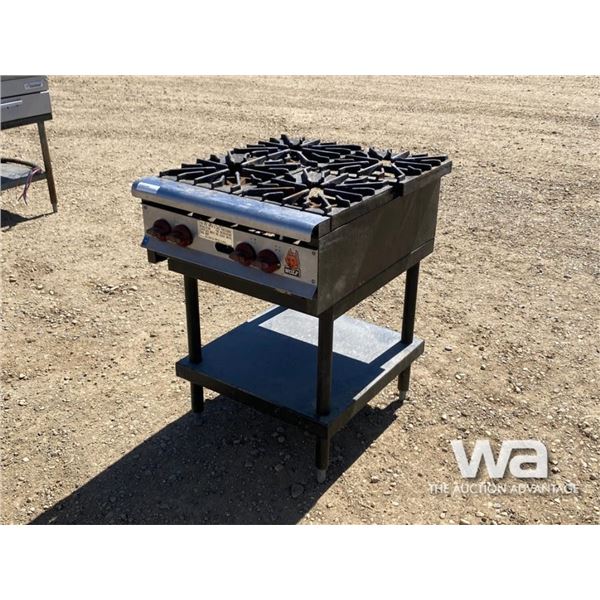 WOLF COMMERCIAL 4 BURNER GAS STOVE TOP