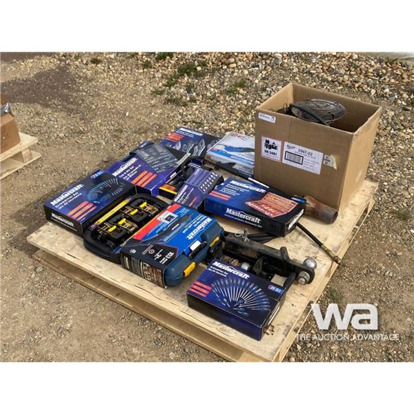 MASTERCRAFT TOOLS, PROPANE HEATERS, STRAPS