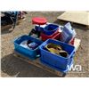 Image 3 : SUMP PUMP, SHOP STOOL, STRAP, PAILS