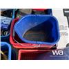 Image 7 : SUMP PUMP, SHOP STOOL, STRAP, PAILS